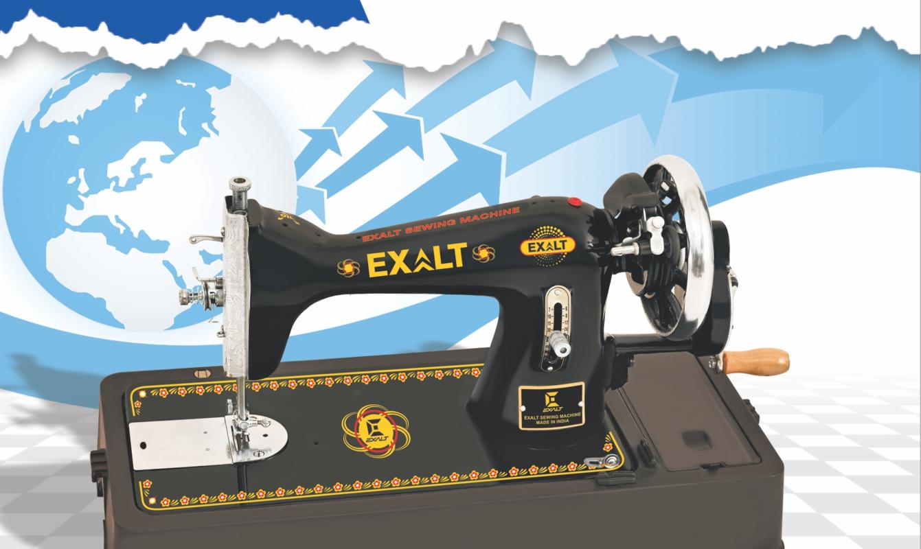 Composite sewing machine without cover